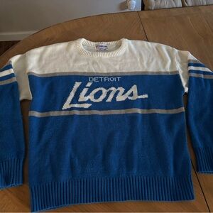 Vintage Detroit Lions Cliff Engle “Wayne Fontes” 80s sweater